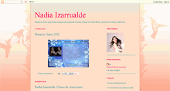 Desktop Screenshot of nadiaizarrualde.blogspot.com