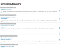 Tablet Screenshot of paralegal-outsourcing.blogspot.com