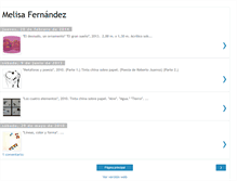 Tablet Screenshot of melisafernandez.blogspot.com