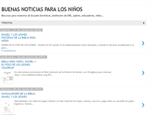 Tablet Screenshot of buenasnoticiaskids.blogspot.com