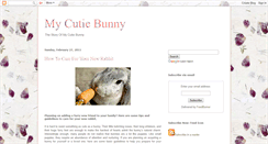 Desktop Screenshot of mycutiebunny.blogspot.com