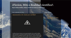 Desktop Screenshot of mito-ficcion-o-realidad.blogspot.com