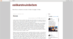 Desktop Screenshot of oslikarstvuinsecem.blogspot.com