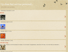 Tablet Screenshot of closenotpersonal.blogspot.com