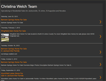 Tablet Screenshot of christinawelchteam.blogspot.com