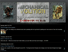 Tablet Screenshot of mechanicalvolition.blogspot.com