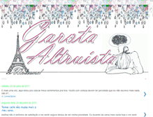 Tablet Screenshot of girlaltruista.blogspot.com