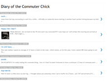 Tablet Screenshot of diaryofthecommuterchick.blogspot.com