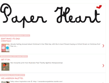 Tablet Screenshot of ilovepaperheart.blogspot.com