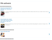 Tablet Screenshot of life-asitwere.blogspot.com