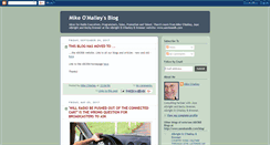 Desktop Screenshot of mikeomalleyblog.blogspot.com