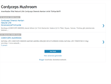 Tablet Screenshot of cordycepsmushroom.blogspot.com