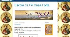 Desktop Screenshot of escoladafecasaforte.blogspot.com