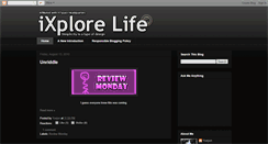 Desktop Screenshot of ixplorelife.blogspot.com