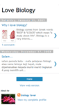 Mobile Screenshot of lovebiologyforever.blogspot.com
