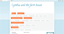 Desktop Screenshot of cynthiaandthefarmhouse.blogspot.com