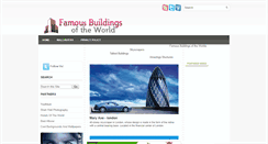 Desktop Screenshot of famousbuildingsoftheworld.blogspot.com