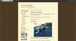Desktop Screenshot of concorderidge.blogspot.com