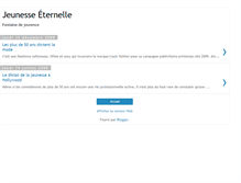 Tablet Screenshot of jeunesse-eternelle.blogspot.com