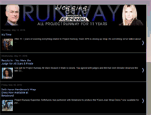 Tablet Screenshot of bloggingprojectrunway.blogspot.com