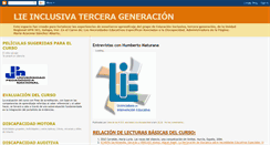 Desktop Screenshot of lieinclusivatercerageneracion.blogspot.com