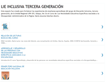 Tablet Screenshot of lieinclusivatercerageneracion.blogspot.com