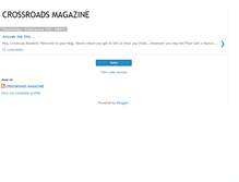Tablet Screenshot of crossroadsmagazine.blogspot.com