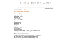 Desktop Screenshot of johnlennon-sunglasses.blogspot.com