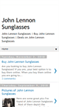 Mobile Screenshot of johnlennon-sunglasses.blogspot.com