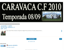 Tablet Screenshot of jugadorescaravacacf.blogspot.com