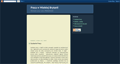 Desktop Screenshot of praca-anglia.blogspot.com