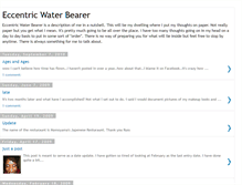 Tablet Screenshot of eccentricwaterbearer.blogspot.com