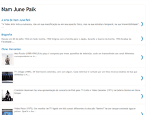 Tablet Screenshot of namjunepaikvideoart.blogspot.com