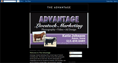 Desktop Screenshot of advantagelivestockmarketing.blogspot.com