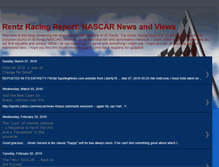 Tablet Screenshot of nascar-rentz.blogspot.com