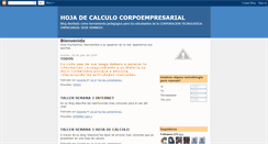 Desktop Screenshot of hojadecalculocorpoempresarial.blogspot.com