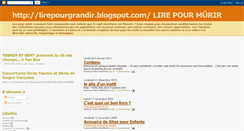 Desktop Screenshot of lirepourgrandir.blogspot.com