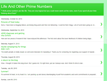 Tablet Screenshot of lifeandotherprimenumbers.blogspot.com