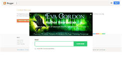 Desktop Screenshot of evagordon.blogspot.com