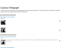 Tablet Screenshot of coconuttelegraphinkeylargo.blogspot.com