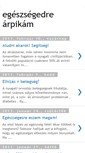 Mobile Screenshot of egeszsegedrearpikam.blogspot.com