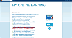 Desktop Screenshot of myonlineearningsplan.blogspot.com