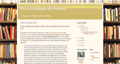 Desktop Screenshot of porelcaminodeswann.blogspot.com