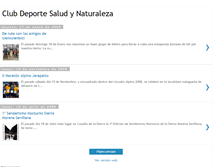 Tablet Screenshot of deportesaludynaturaleza.blogspot.com