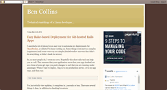 Desktop Screenshot of ben-collins.blogspot.com