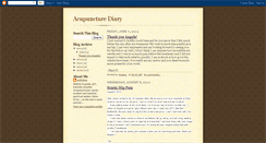 Desktop Screenshot of angelaacupuncturediary.blogspot.com