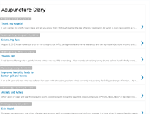 Tablet Screenshot of angelaacupuncturediary.blogspot.com