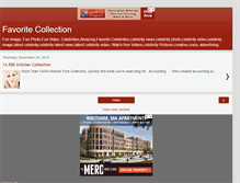 Tablet Screenshot of myfavoritecollection.blogspot.com