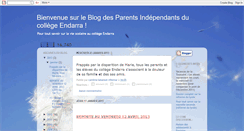 Desktop Screenshot of parentsindependants64.blogspot.com