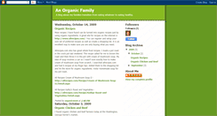 Desktop Screenshot of anorganicfamily.blogspot.com
